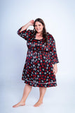 Robe de Cetim Amplo Charlotte
