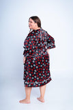 Robe de Cetim Amplo Charlotte