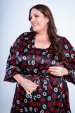 Robe de Cetim Amplo Charlotte
