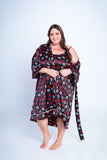 Robe de Cetim Amplo Charlotte