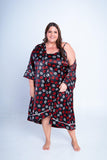Robe de Cetim Amplo Charlotte