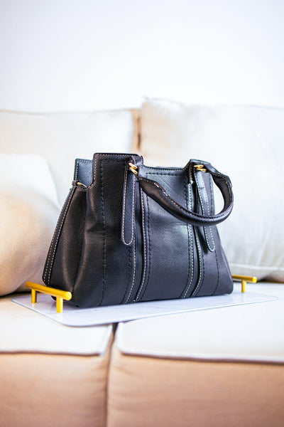 Bolsa Média com Divisórias e Zíper Amalfi