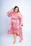 Robe de Cetim Amplo Charlotte