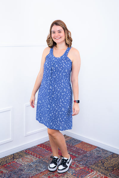Vestido Mila – Malha Confort Midi com Alça Nadador