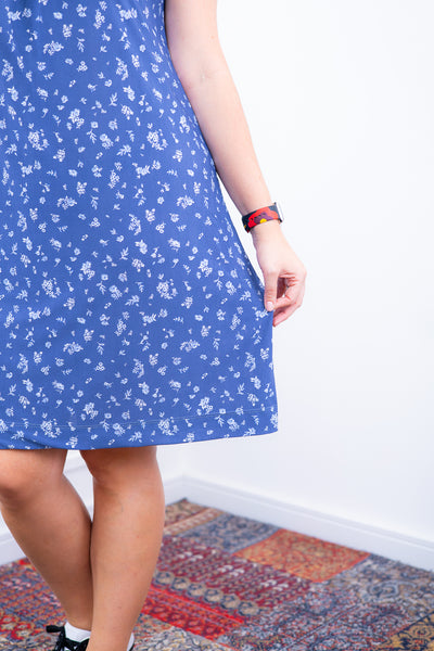 Vestido Mila – Malha Confort Midi com Alça Nadador
