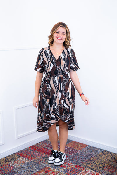 Vestido Indonesia - Malha Confort Envelope