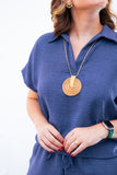 Conjunto Salvador - Bermudinha e Blusa em Linho Light