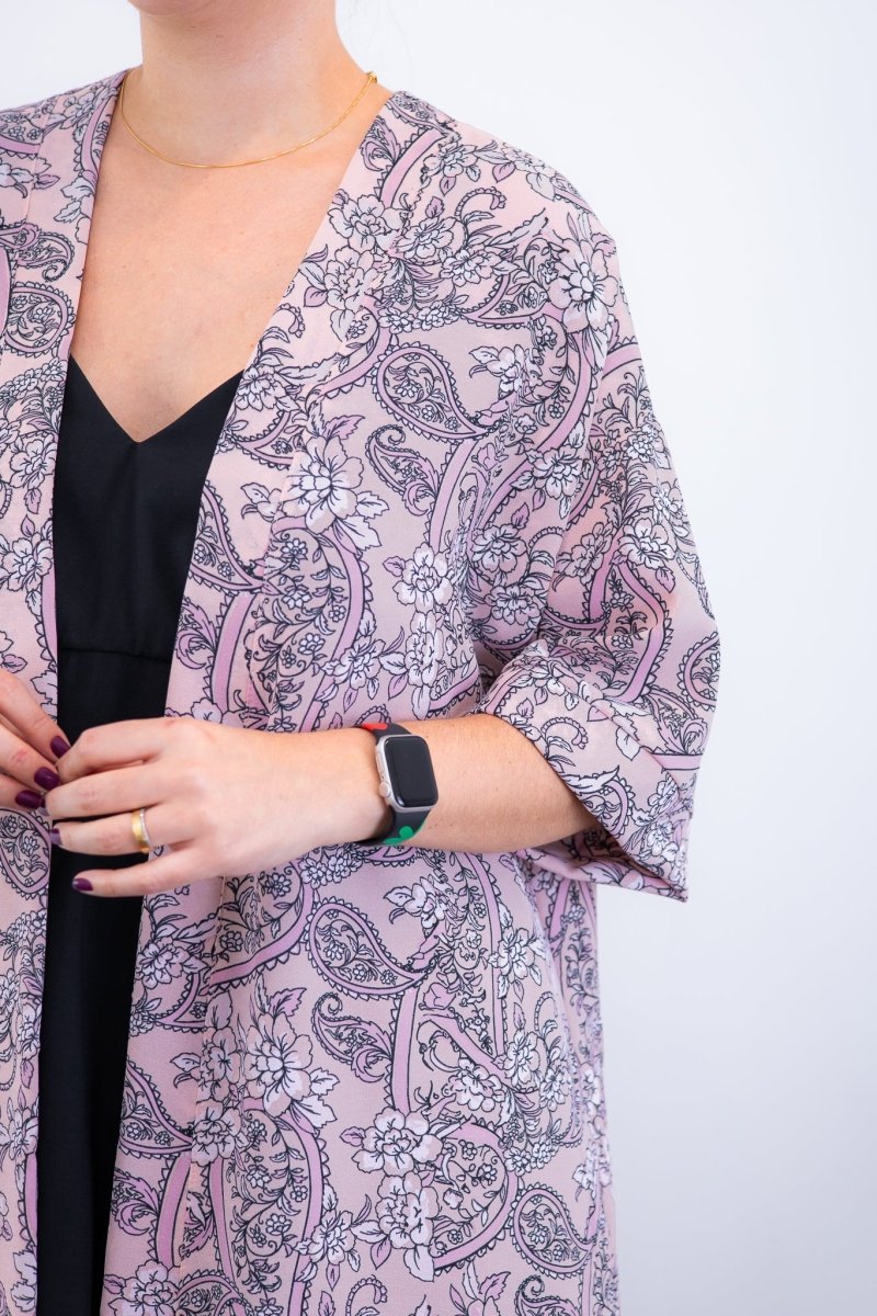 Kimono Brasil – Oversized com Manga Ampla em Crepe - Naguirre Shop