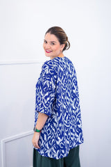 Kimono Brasil – Oversized com Manga Ampla em Crepe - Naguirre Shop