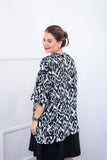Kimono Brasil – Oversized com Manga Ampla em Crepe - Naguirre Shop