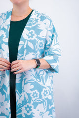 Kimono Brasil – Oversized com Manga Ampla em Crepe - Naguirre Shop