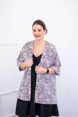 Kimono Brasil – Oversized com Manga Ampla em Crepe - Naguirre Shop
