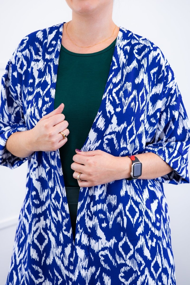 Kimono Brasil – Oversized com Manga Ampla em Crepe - Naguirre Shop