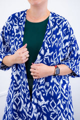 Kimono Brasil – Oversized com Manga Ampla em Crepe - Naguirre Shop