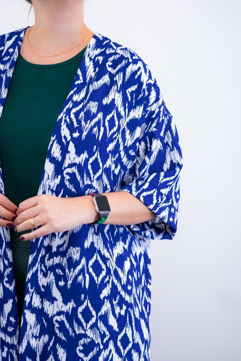 Kimono Brasil – Oversized com Manga Ampla em Crepe - Naguirre Shop