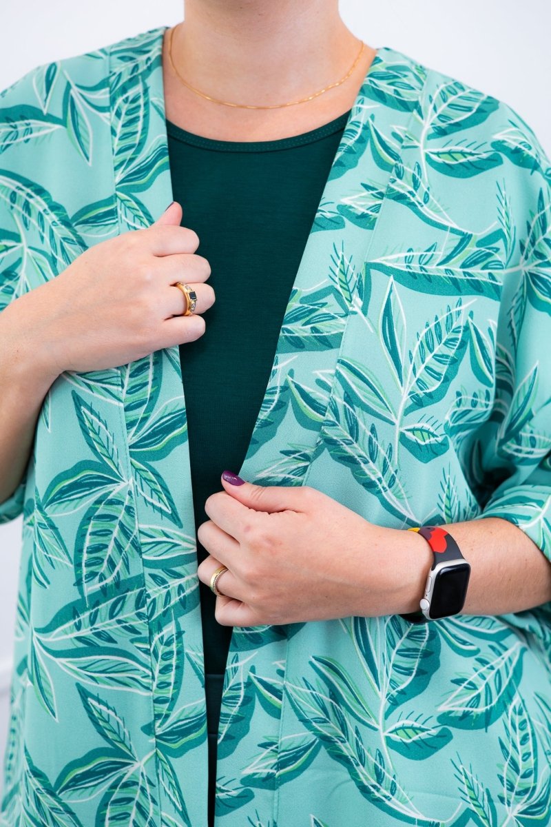 Kimono Brasil – Oversized com Manga Ampla em Crepe - Naguirre Shop