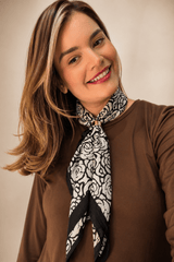 Lenço Pescoço com Anel - Naguirre Shop