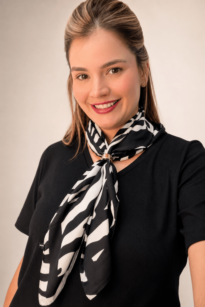 Lenço Pescoço com Anel - Naguirre Shop