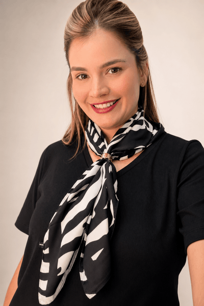 Lenço Pescoço com Anel - Naguirre Shop