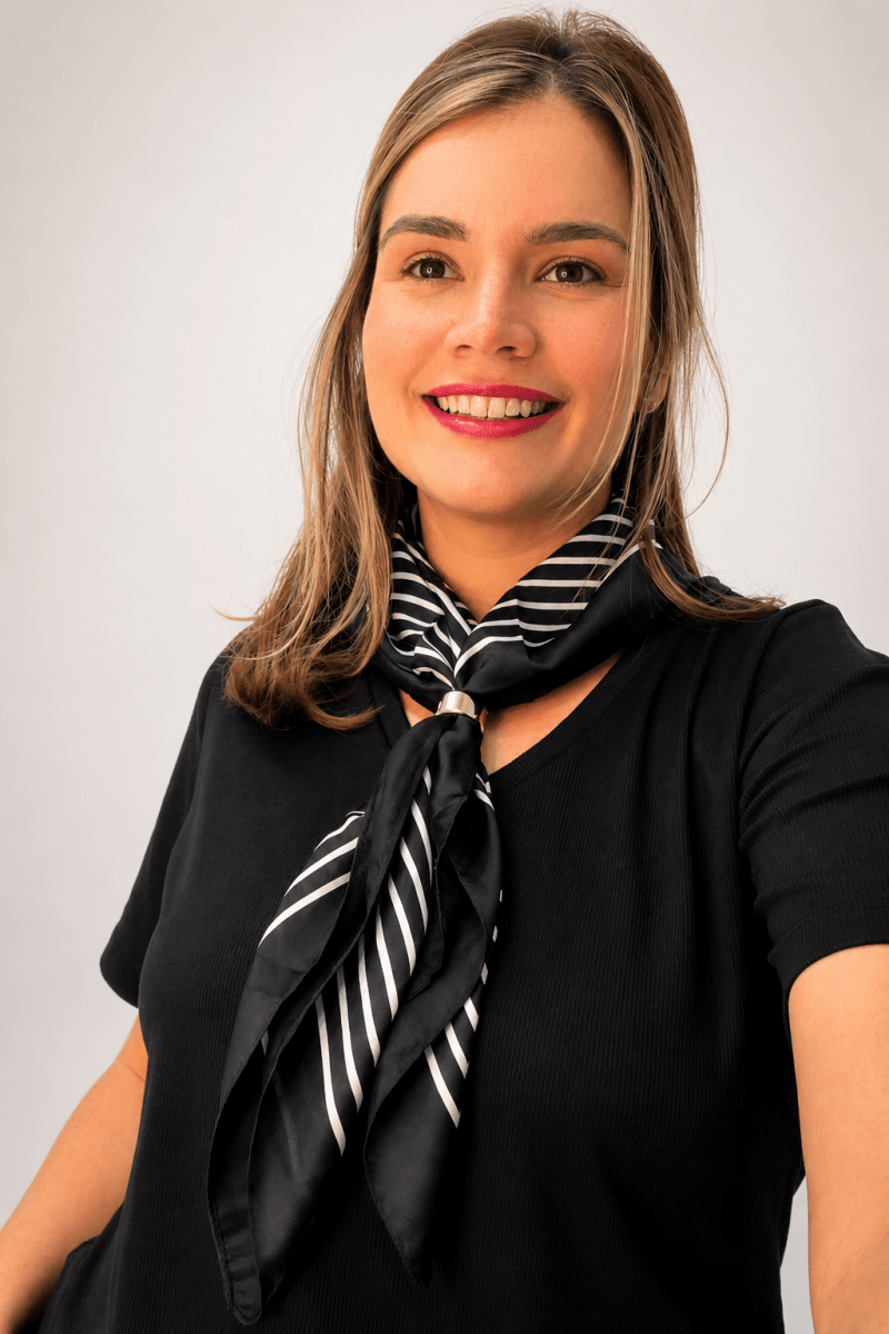 Lenço Pescoço com Anel - Naguirre Shop