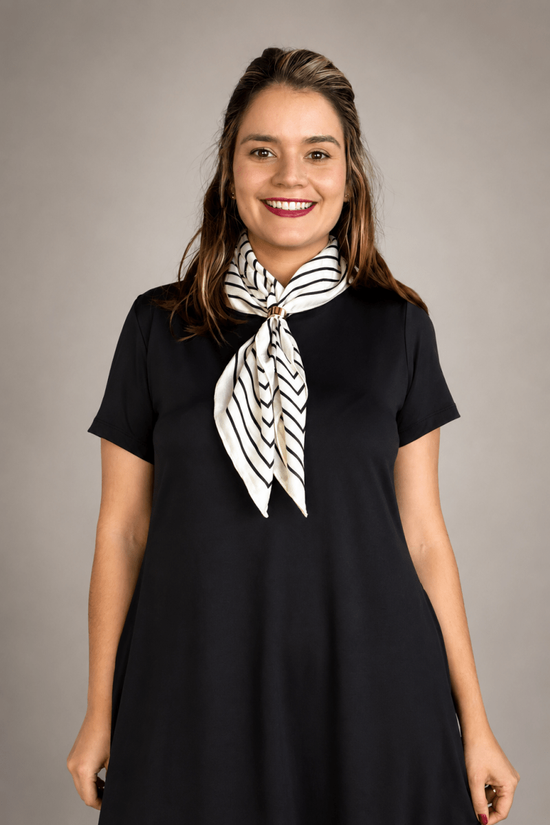 Lenço Pescoço com Anel - Naguirre Shop