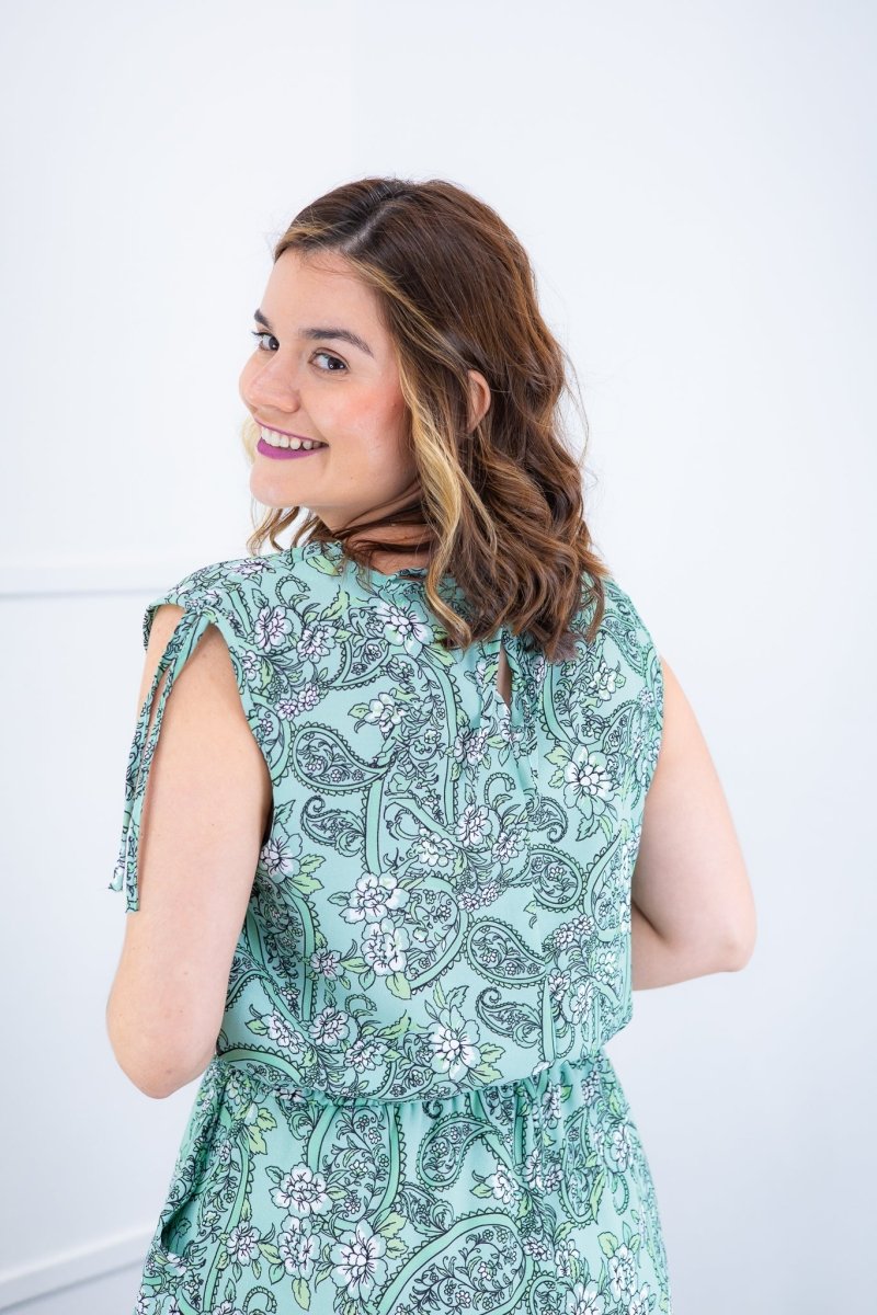 Macacão Caribe - Pantalona em Crepe com Decote V - Naguirre Shop