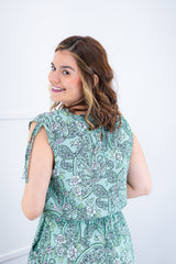 Macacão Caribe - Pantalona em Crepe com Decote V - Naguirre Shop