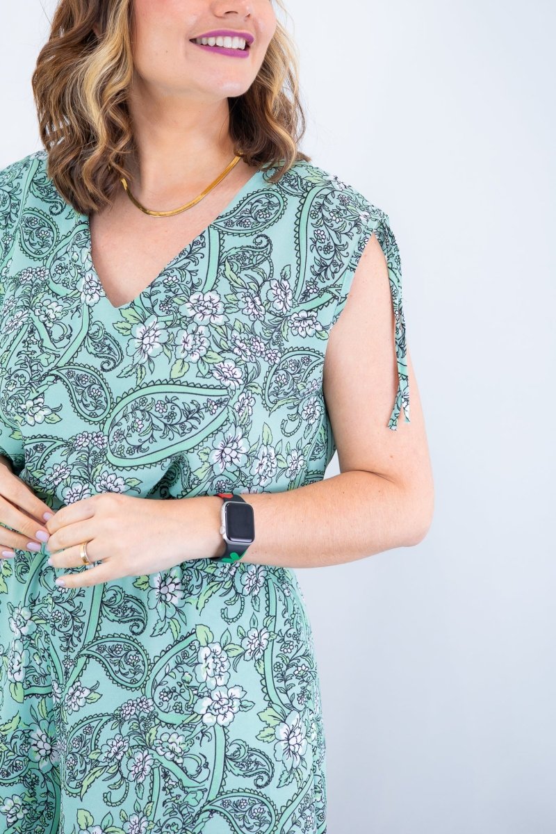 Macacão Caribe - Pantalona em Crepe com Decote V - Naguirre Shop