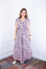 Macacão Caribe - Pantalona em Crepe com Decote V - Naguirre Shop