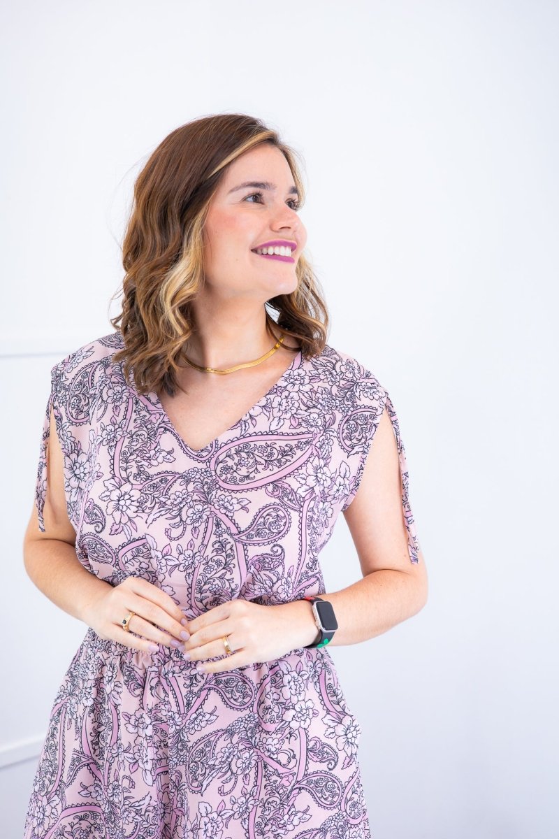 Macacão Caribe - Pantalona em Crepe com Decote V - Naguirre Shop