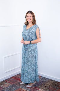 Macacão Caribe - Pantalona em Crepe com Decote V - Naguirre Shop