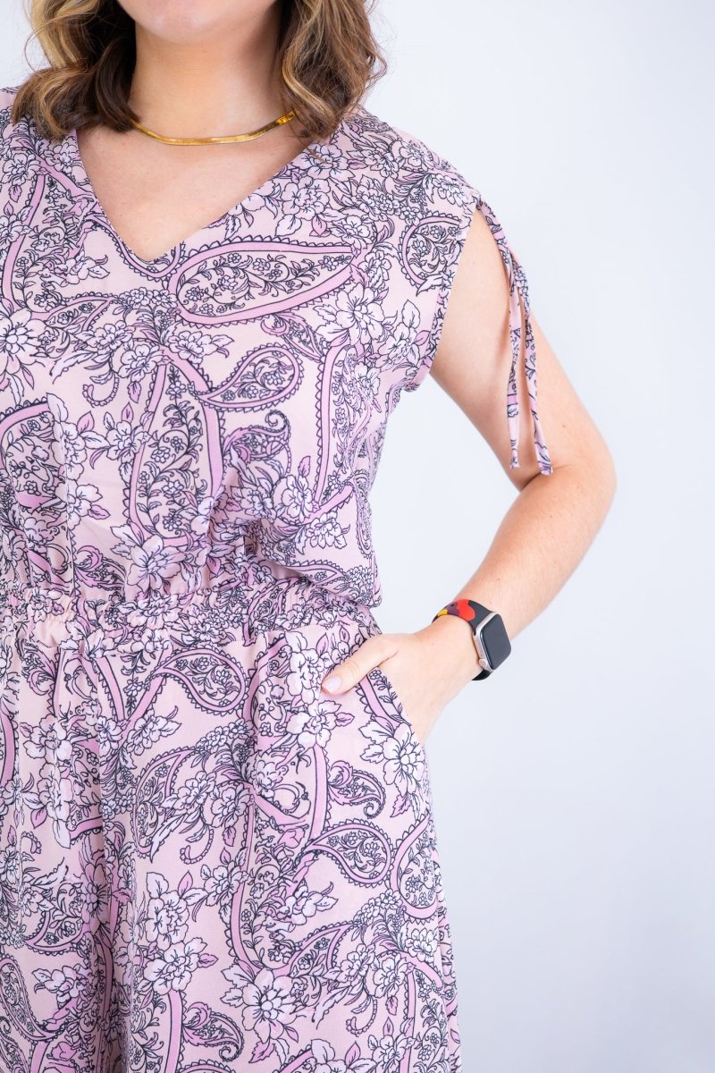 Macacão Caribe - Pantalona em Crepe com Decote V - Naguirre Shop