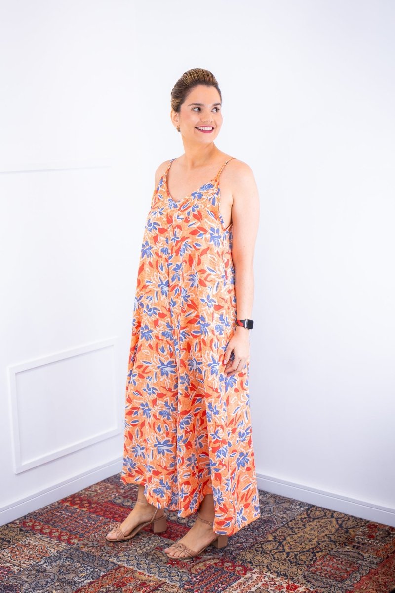 Macacão Grécia – Pantalona em Crepe com Alça Ajustável - Naguirre Shop