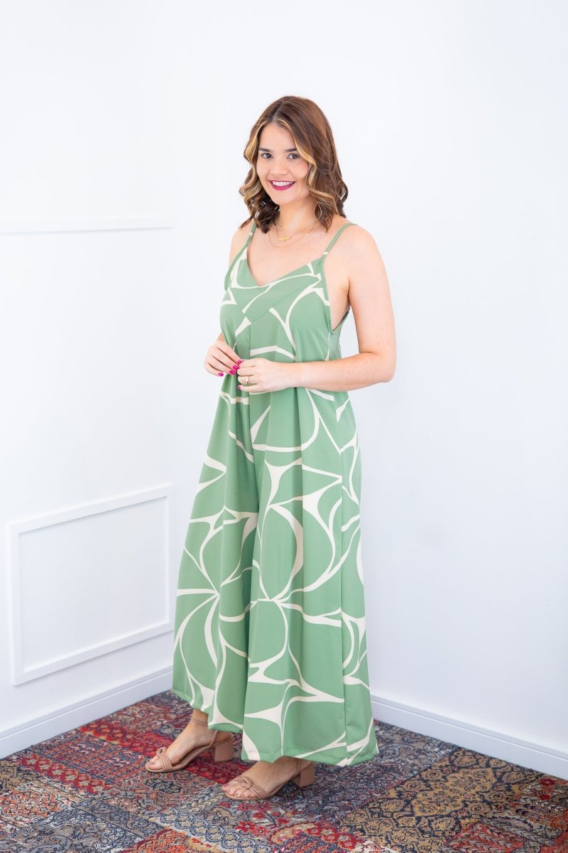 Macacão Grécia – Pantalona em Crepe com Alça Ajustável - Naguirre Shop