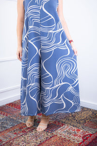 Macacão Grécia – Pantalona em Crepe com Alça Ajustável - Naguirre Shop