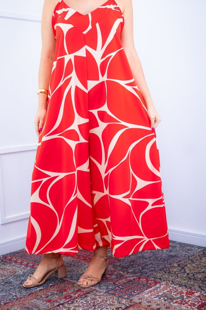 Macacão Grécia – Pantalona em Crepe com Alça Ajustável - Naguirre Shop