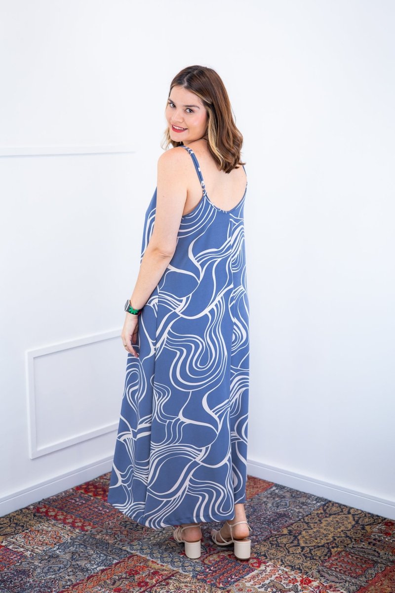 Macacão Grécia – Pantalona em Crepe com Alça Ajustável - Naguirre Shop