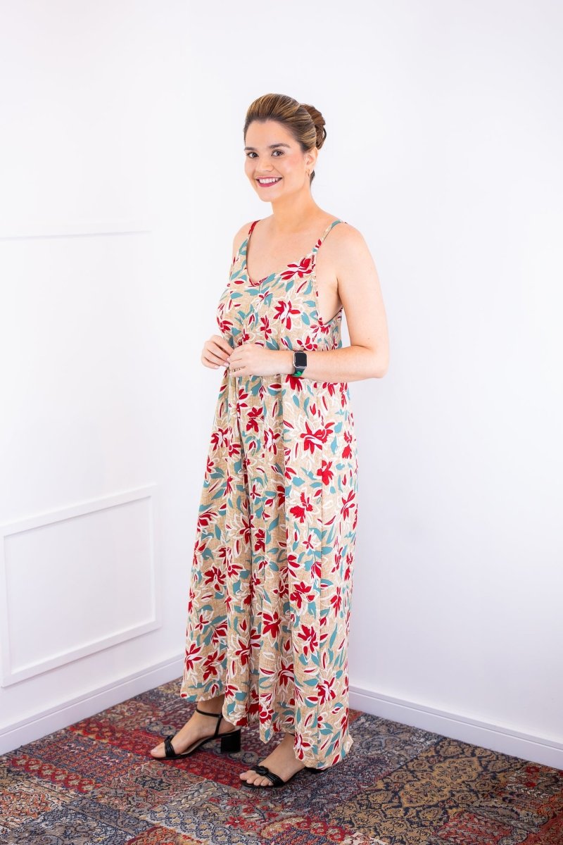 Macacão Grécia – Pantalona em Crepe com Alça Ajustável - Naguirre Shop