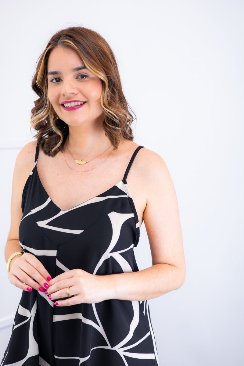 Macacão Grécia – Pantalona em Crepe com Alça Ajustável - Naguirre Shop