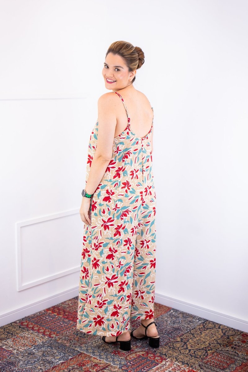 Macacão Grécia – Pantalona em Crepe com Alça Ajustável - Naguirre Shop