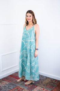 Macacão Grécia – Pantalona em Crepe com Alça Ajustável - Naguirre Shop