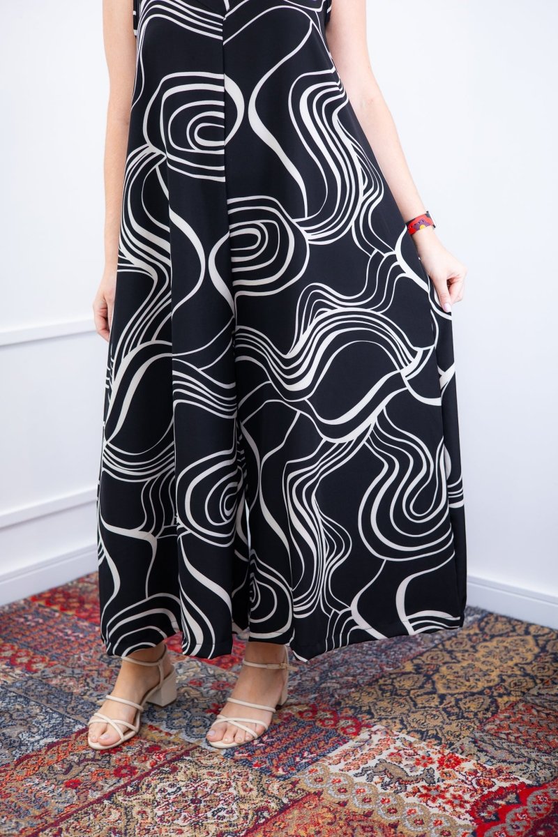 Macacão Grécia – Pantalona em Crepe com Alça Ajustável - Naguirre Shop