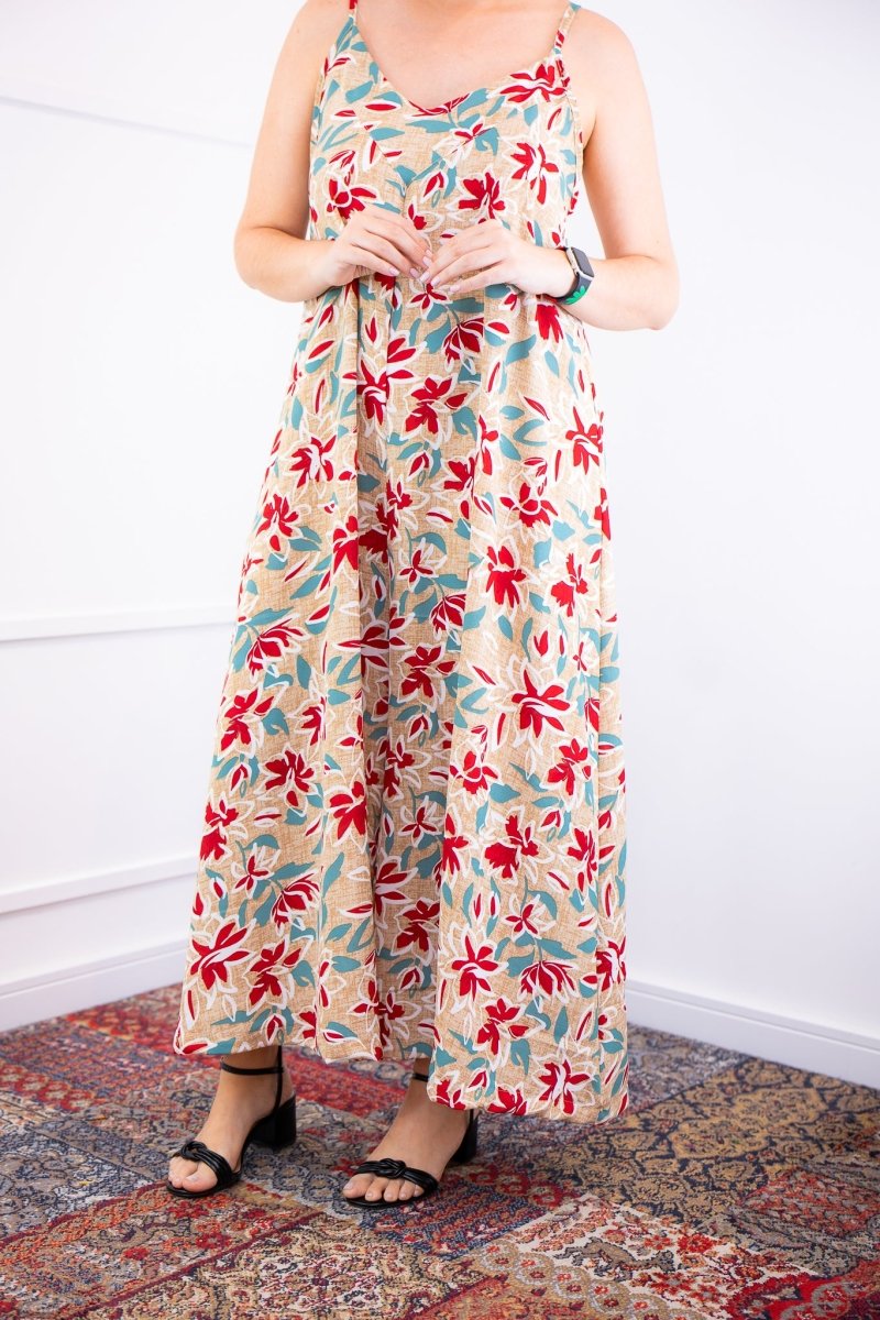 Macacão Grécia – Pantalona em Crepe com Alça Ajustável - Naguirre Shop