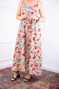 Macacão Grécia – Pantalona em Crepe com Alça Ajustável - Naguirre Shop