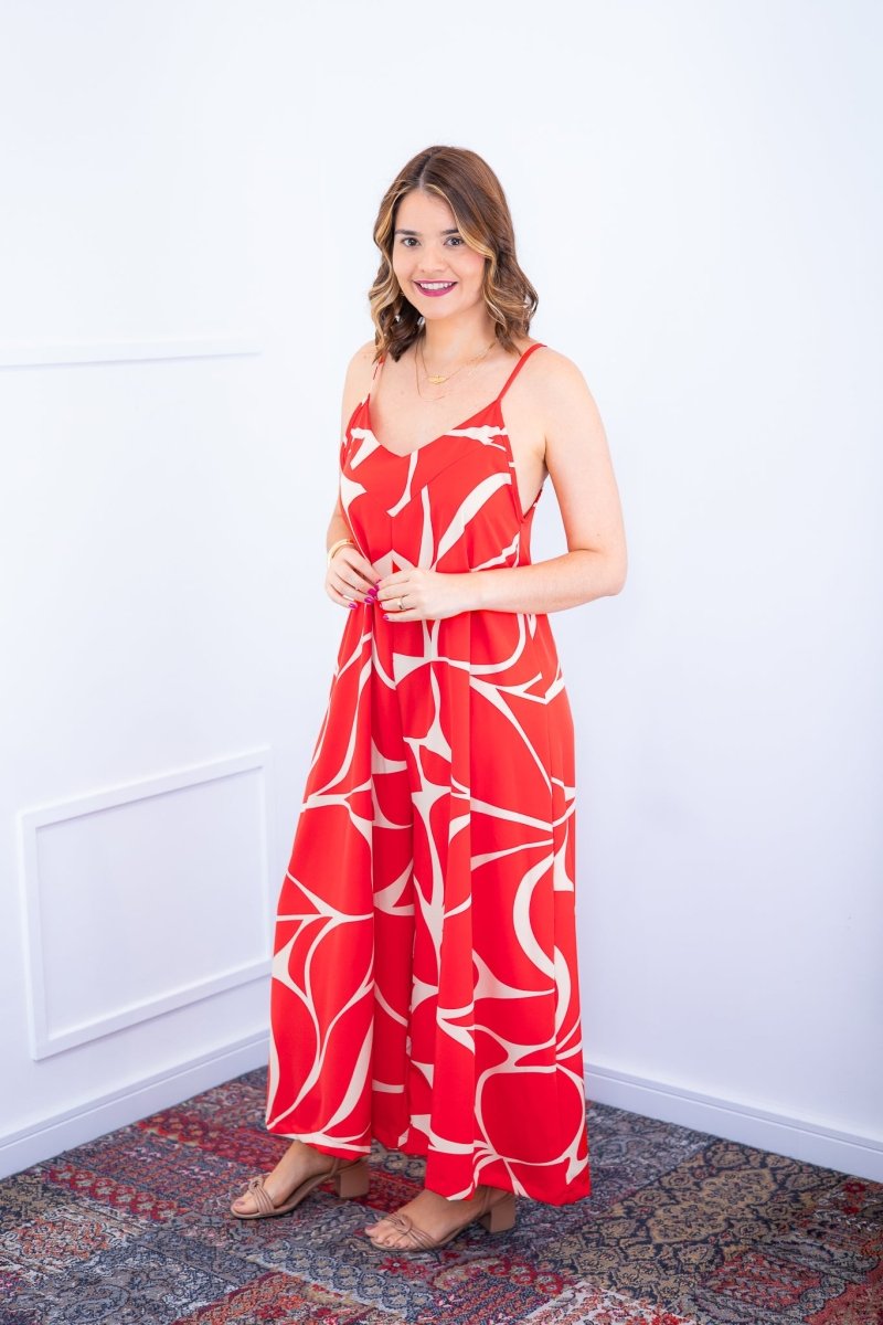 Macacão Grécia – Pantalona em Crepe com Alça Ajustável - Naguirre Shop