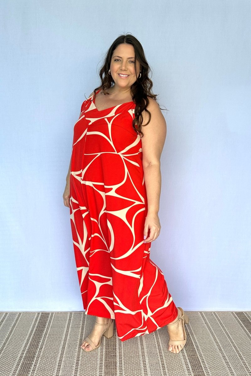 Macacão Grécia – Pantalona em Crepe com Alça Ajustável - Naguirre Shop