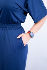 Macacão Isadora - Manga Japonesa com Calça Pantalona - Naguirre Shop