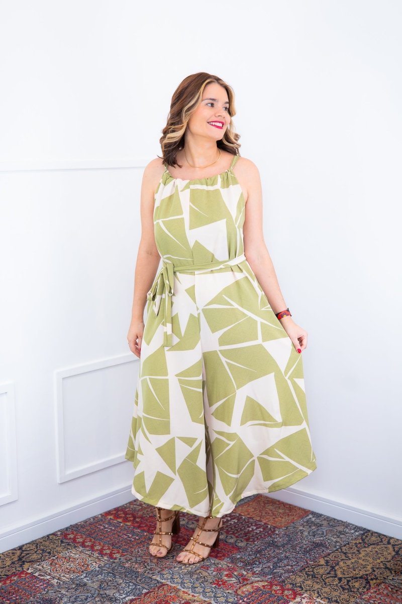 Macacão Maldivas – Pantalona em Crepe com Amarração - Naguirre Shop