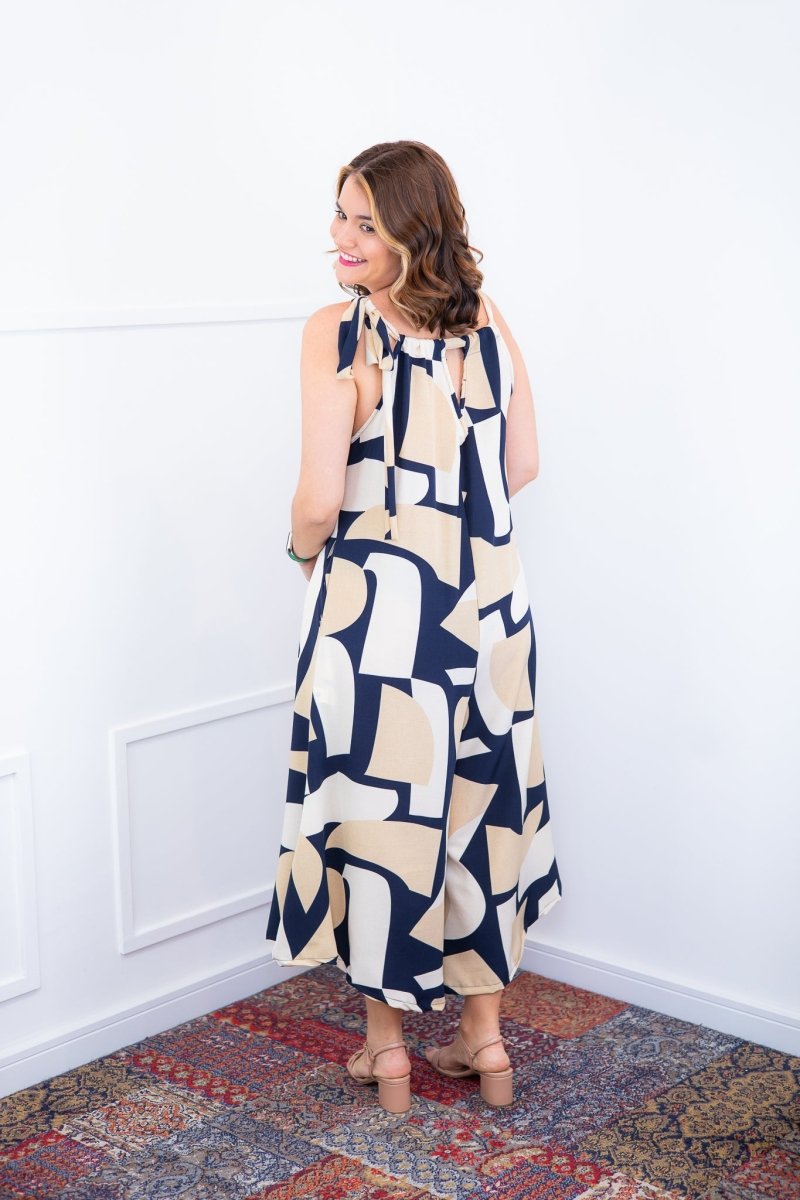 Macacão Maldivas – Pantalona em Crepe com Amarração - Naguirre Shop