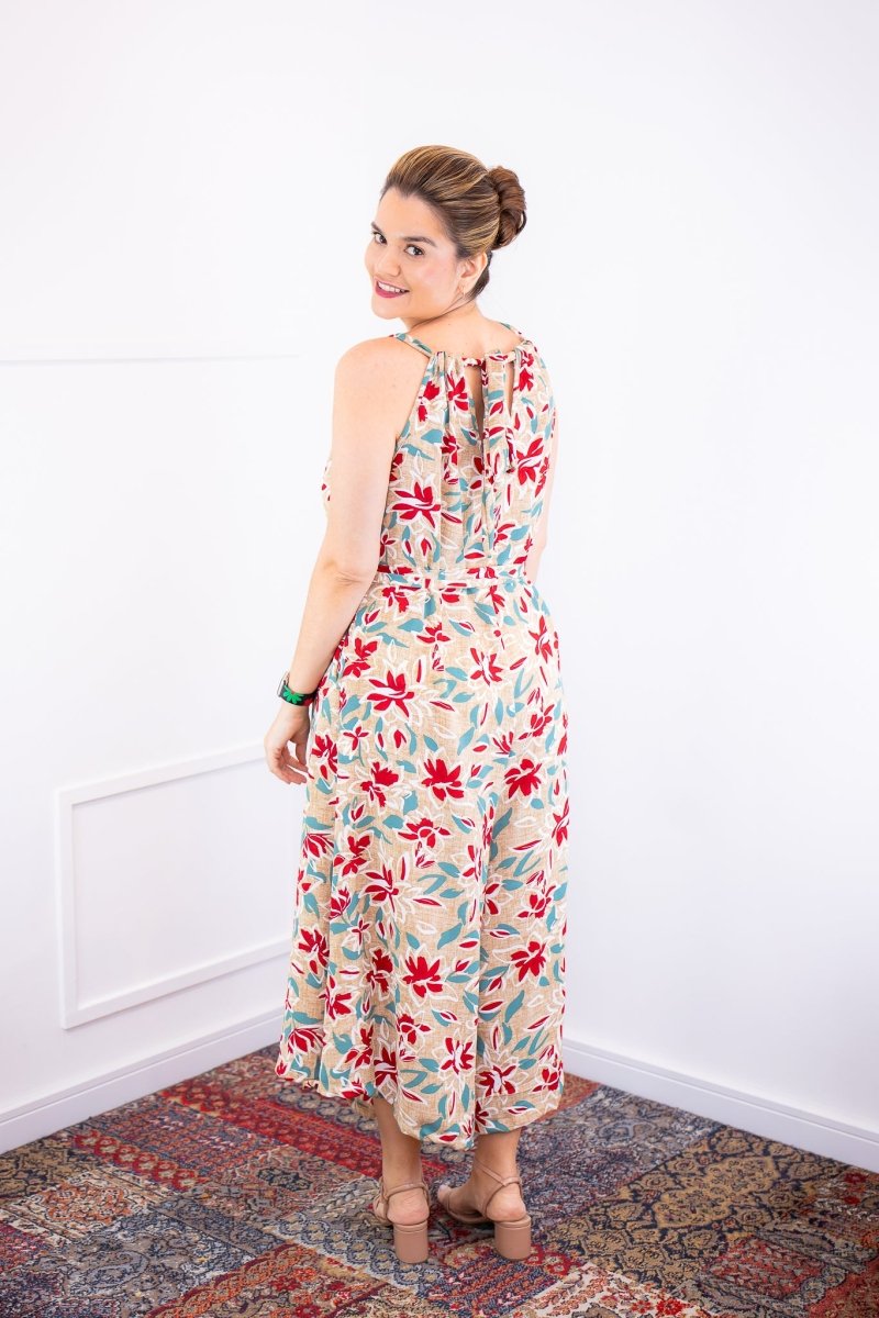 Macacão Maldivas – Pantalona em Crepe com Amarração - Naguirre Shop